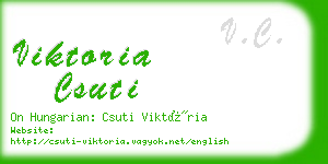 viktoria csuti business card